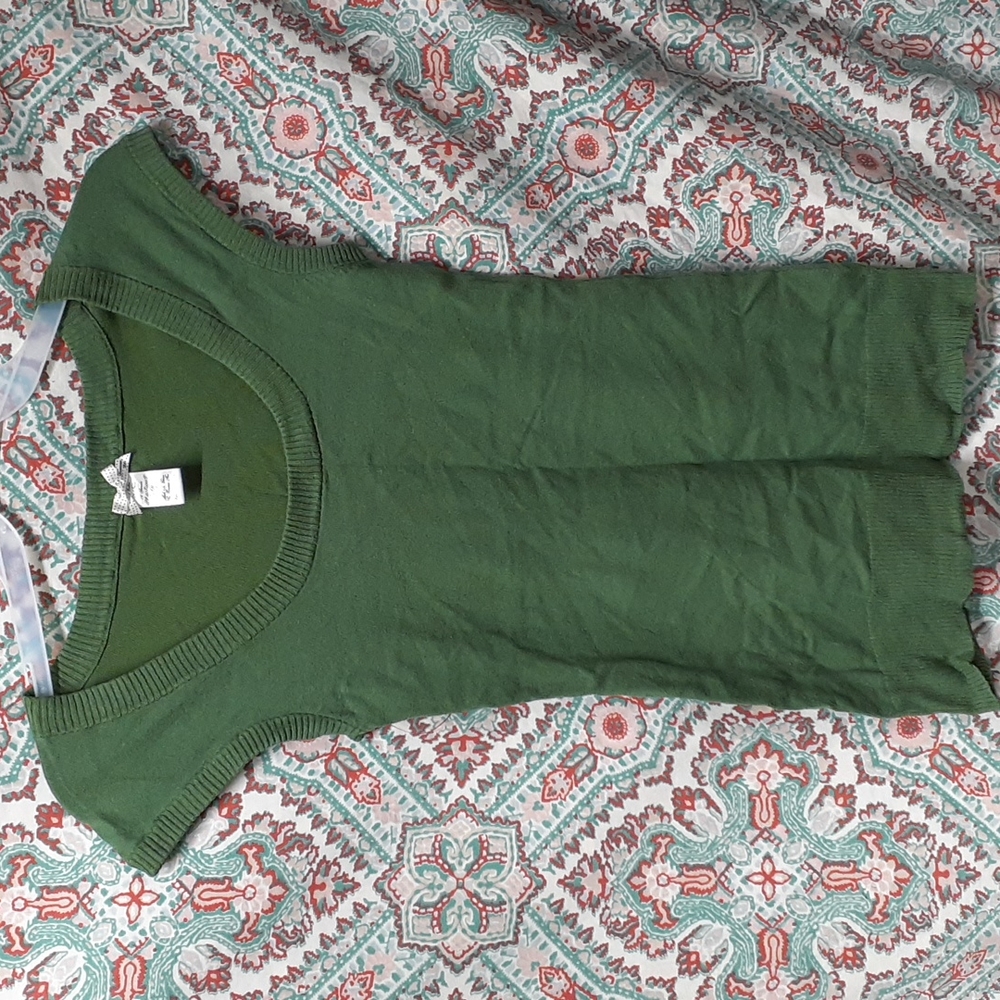 NWOT Forever 21 Green Short Sleeve Top, Size L
